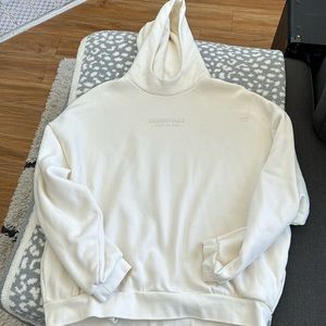 Essentials Fear of God Off-White Bonded Hoodie L large oversized